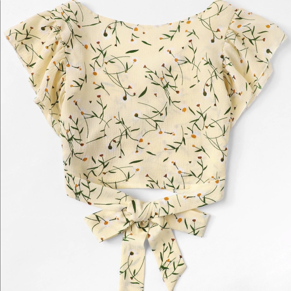 Wrap crop top